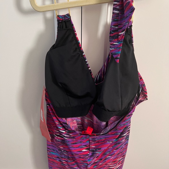 Spanx BNWT Tribal Glow draped Tankini - Picture 5 of 5